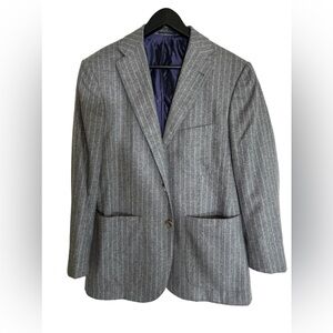 Kiton Napoli Suit, NWOT, 95%Cashmere, 5%Silk DblBreasted Two Piece Suit, 46R.
